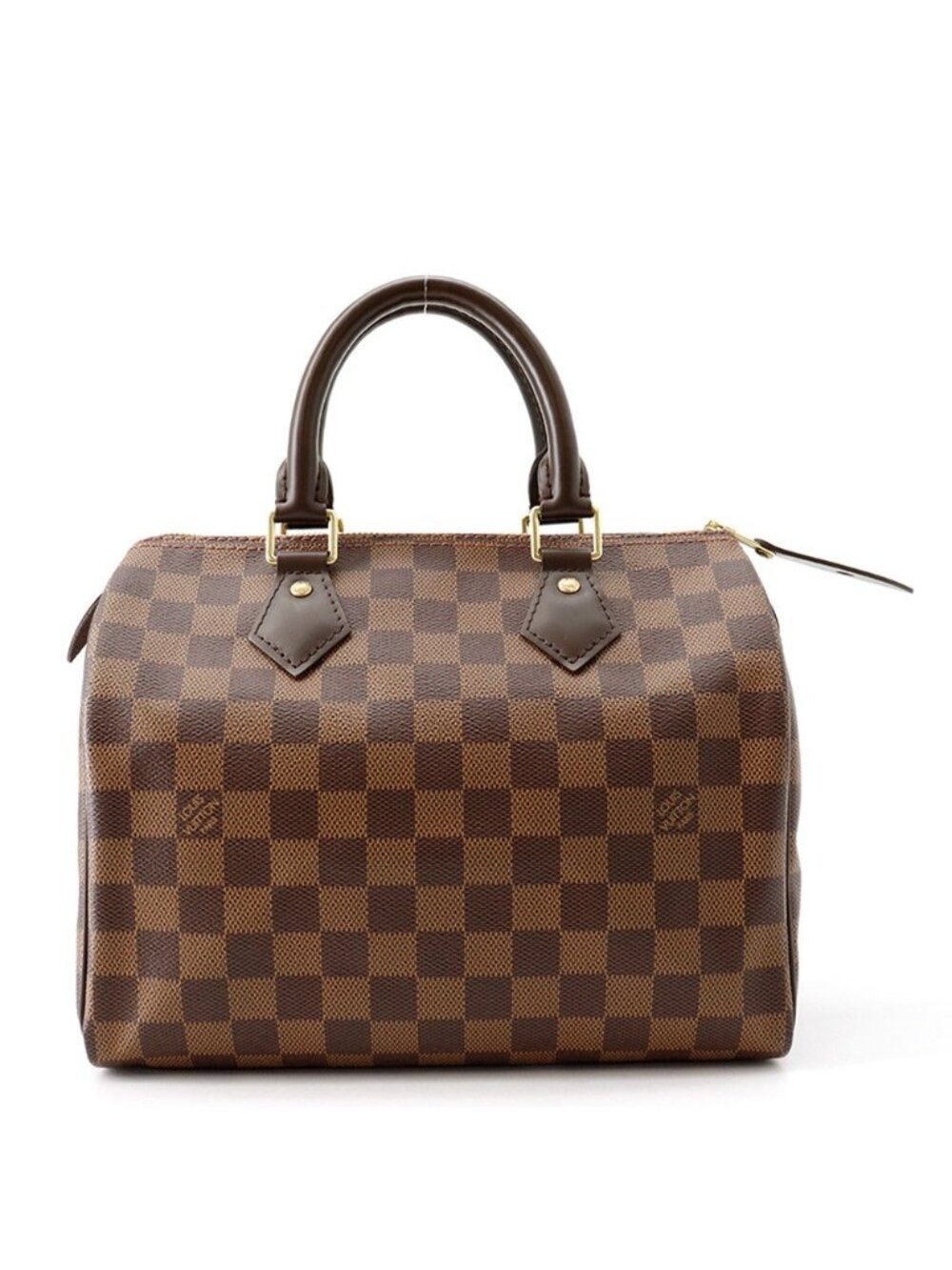 Louis Vuitton Damier Ebene Speedy 25 Mini Boston Bag